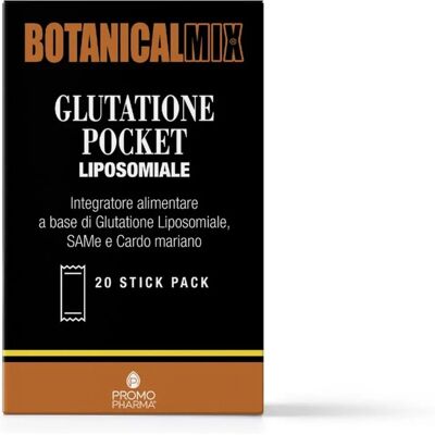 Promopharma Spa Botanical Mix Glutatione Liposomiale 20 Stick - Integratore Alimentare Promopharma Spa Botanical Mix Glutatione Liposomiale 20 Stick - Integratore Alimentare