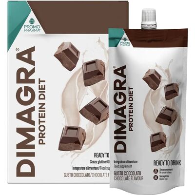 Promopharma Spa Dimagra Dieta Proteica Cioccolato - 7 Buste - Perdita di Peso Promopharma Spa Dimagra Dieta Proteica Cioccolato - 7 Buste - Perdita di Peso