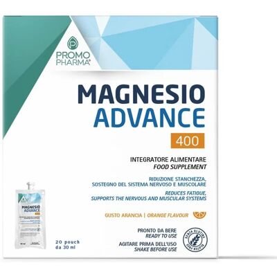 Promopharma Magnesio Avanzado 400 - Suplemento para Fatiga y Energía Promopharma Magnesio Avanzado 400 - Suplemento para Fatiga y Energía