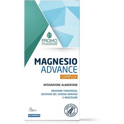 Promopharma Magnesio Advance Complex - Supporta la riduzione della stanchezza Promopharma Magnesio Advance Complex - Supporta la riduzione della stanchezza