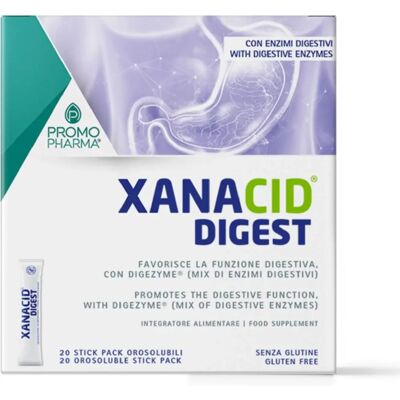 Promopharma Xanacid Digest - Supporto digestivo 20 Stick Promopharma Xanacid Digest - Supporto digestivo 20 Stick