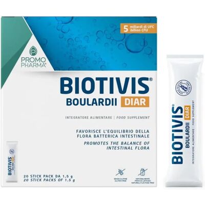 Promopharma Biotivis Boulardii Diar Pack - Integratore alimentare Promopharma Biotivis Boulardii Diar Pack - Integratore alimentare