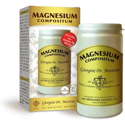 Dr. Giorgini Magnesio Compositum - Supporto Muscolare & Nervoso - 100g Dr. Giorgini Magnesio Compositum - Supporto Muscolare & Nervoso - 100g