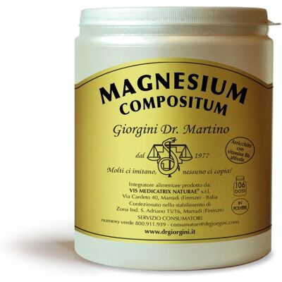 Dr. Giorgini Magnesium Compositum - Supporta muscoli & energia Dr. Giorgini Magnesium Compositum - Supporta muscoli & energia