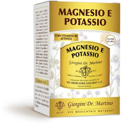 Magnesio e Potassio di Giorgini - Integratore Vegano - 180g Magnesio e Potassio di Giorgini - Integratore Vegano - 180g