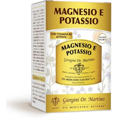 Giorgini Magnesio e Potassio Polvere - Supporto Energetico - 360g Giorgini Magnesio e Potassio Polvere - Supporto Energetico - 360g