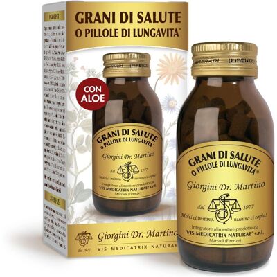 DR.GIORGINI SER-VIS SRL - GRANI SALUTE LUNGAVITA 90GR GIOR - 90g - Miscela digestiva a base di erbe - Dietary supplement DR.GIORGINI SER-VIS SRL - GRANI SALUTE LUNGAVITA 90GR GIOR - 90g - Miscela digestiva a base di erbe - Dietary supplement