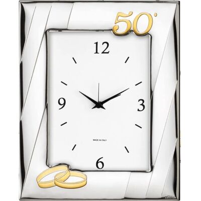 Valenti Argenti Silber 50. Hochzeitstag Wecker Valenti Argenti Silber 50. Hochzeitstag Wecker