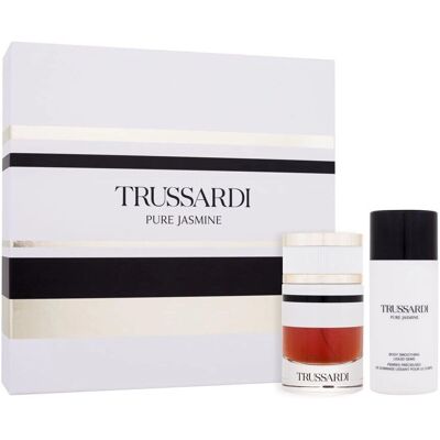Trussardi Pure Jasmine - Eau de Toilette, 60ml + Body Liquid Gems, 125ml Trussardi Pure Jasmine - Eau de Toilette, 60ml + Body Liquid Gems, 125ml