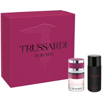 Trussardi Ruby Red Parfümset - Blumig Fruchtiger Duft für Damen Trussardi Ruby Red Parfümset - Blumig Fruchtiger Duft für Damen
