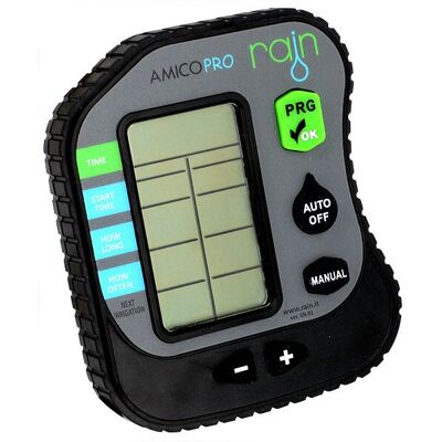 RAIN Amico Pro X Controlador de Riego Exterior - 4 Zonas, 2xAA Pilas RAIN Amico Pro X Controlador de Riego Exterior - 4 Zonas, 2xAA Pilas
