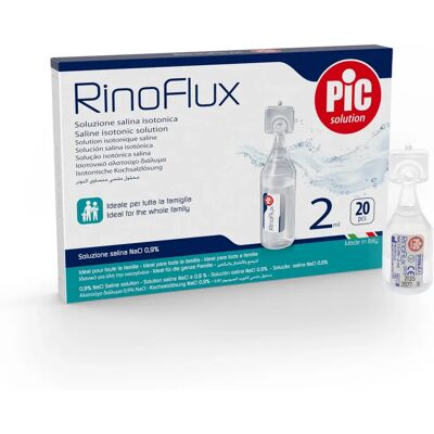 Soluzione fisiologica nasale Pic Rinoflux - 20 fiale monodose 2ml Soluzione fisiologica nasale Pic Rinoflux - 20 fiale monodose 2ml