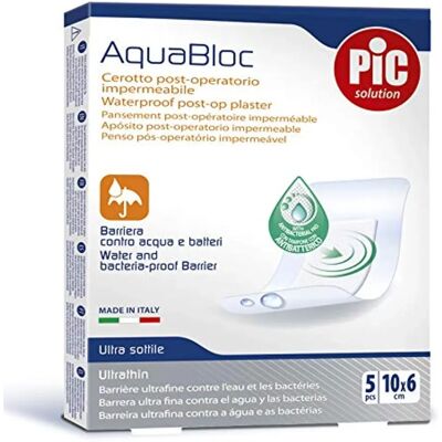 Pic Solution Pic Aquablock Cerotto Post-Operatorio - Impermeabile BacteriaTrasparente - Cerotto Postoperatorio Pic Solution Pic Aquablock Cerotto Post-Operatorio - Impermeabile BacteriaTrasparente - Cerotto Postoperatorio