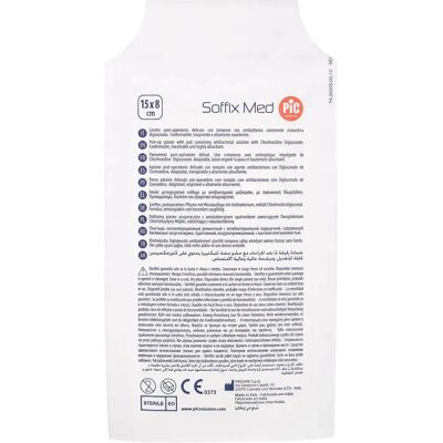 PIKDARE Spa Soffix Med Cerotto Assorbente Sterile in Tessuto Non Tessuto - Post-Operatorio 15x8cm PIKDARE Spa Soffix Med Cerotto Assorbente Sterile in Tessuto Non Tessuto - Post-Operatorio 15x8cm