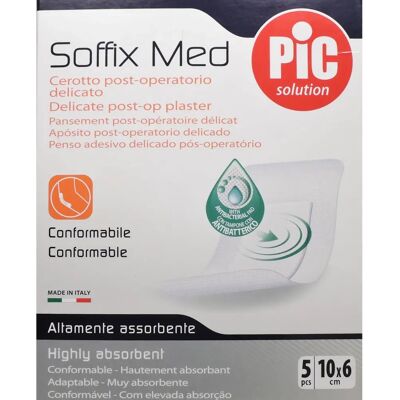PIKDARE SPA Cerotto Pic Soffix Med - 10x6cm - Medicazione ferite PIKDARE SPA Cerotto Pic Soffix Med - 10x6cm - Medicazione ferite