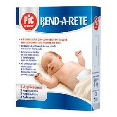 Kit de bandage ombilical en maille pour nouveau-nés de Pic Solution - Publicité Kit de bandage ombilical en maille pour nouveau-nés de Pic Solution - Publicité