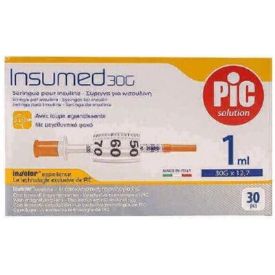 Siringa Insulina Insumed 1 ml 100 UI - Ago Corto o Lungo Siringa Insulina Insumed 1 ml 100 UI - Ago Corto o Lungo