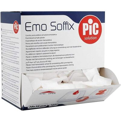 Pikdare Spa Cerotto Emostatico Post-Prelievo 38x38mm - Pansements - Publicité Pikdare Spa Cerotto Emostatico Post-Prelievo 38x38mm - Pansements - Publicité