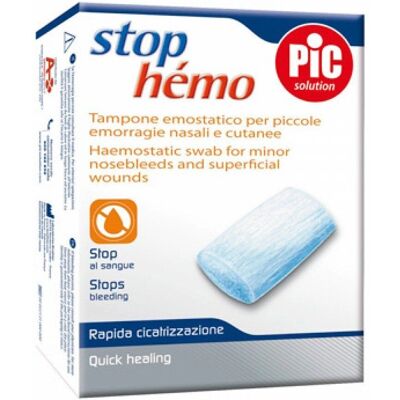 Pic Solution Pic Stop Hemo Tampone Emostatico Nasale e Cutaneo - Prodotto di Primo Soccorso Pic Solution Pic Stop Hemo Tampone Emostatico Nasale e Cutaneo - Prodotto di Primo Soccorso