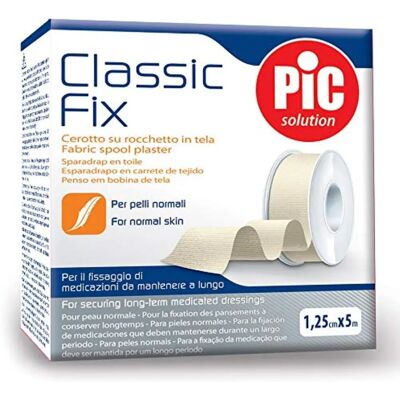 Nastro Medico in Tessuto PIKDARE - 1,25cm x 5m - Bianco Nastro Medico in Tessuto PIKDARE - 1,25cm x 5m - Bianco