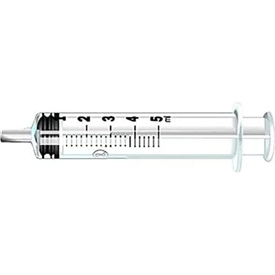 Ismeretlen dugattyús fecskendő - Steril, 5ml, Nélkül tű Ismeretlen dugattyús fecskendő - Steril, 5ml, Nélkül tű