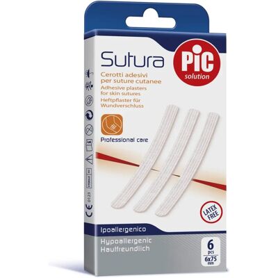 PIKDARE 6x75mm Cerotto Sterile per Sutura - Prodotto di Sutura PIKDARE 6x75mm Cerotto Sterile per Sutura - Prodotto di Sutura