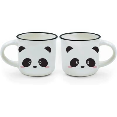 Ensemble de tasses à espresso Panda Legami - Publicité Ensemble de tasses à espresso Panda Legami - Publicité