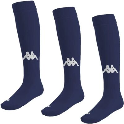 Kappa Penao 3er Pack Socken - Kniehoch Fußball Rugby Blau Kappa Penao 3er Pack Socken - Kniehoch Fußball Rugby Blau