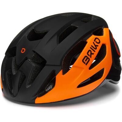 Casco Briko Blaze Unisex - Negro Naranja - M Casco Briko Blaze Unisex - Negro Naranja - M