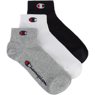 Champion U20099EM006 Chaussettes Quarter Gris Mélange - Chaussettes Champion U20099EM006 Chaussettes Quarter Gris Mélange - Chaussettes