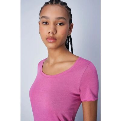 Champion Toppi Tricou cu Guler Rotund - Liila - 34 Femeie - Tricou Champion Toppi Tricou cu Guler Rotund - Liila - 34 Femeie - Tricou