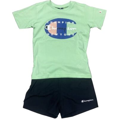 Tenue sportive pour enfants Champion Essentials - Vert citron - Ensemble de vêtements Tenue sportive pour enfants Champion Essentials - Vert citron - Ensemble de vêtements