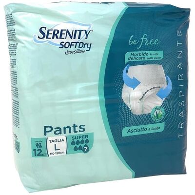 Pantaloni Sensibili Secchi Serenity - Incontinenza Adulti Pantaloni Sensibili Secchi Serenity - Incontinenza Adulti