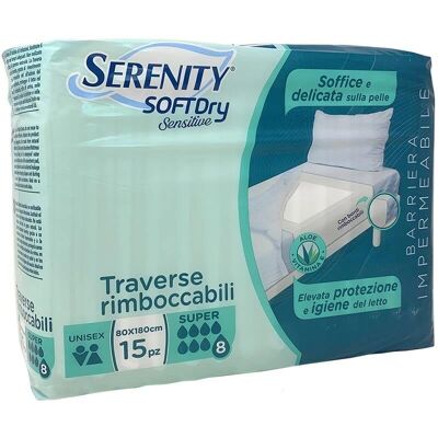 Tappetino letto morbido e asciutto Serenity - Protezione contro l'incontinenza Tappetino letto morbido e asciutto Serenity - Protezione contro l'incontinenza