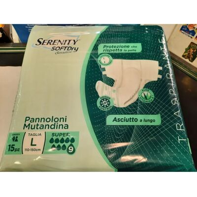 Serenity Softdry Sensitive L - Prodotto per incontinenza Serenity Softdry Sensitive L - Prodotto per incontinenza