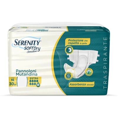 Serenity Spa Serenity Pannolone Mutandina Sd Sensitive Extra Taglia L - Pannolone per adulti Serenity Spa Serenity Pannolone Mutandina Sd Sensitive Extra Taglia L - Pannolone per adulti