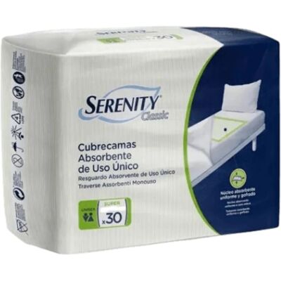 Serenity Spa Traversa Classic Super 60x60 - Proteggi-letto assorbente Serenity Spa Traversa Classic Super 60x60 - Proteggi-letto assorbente