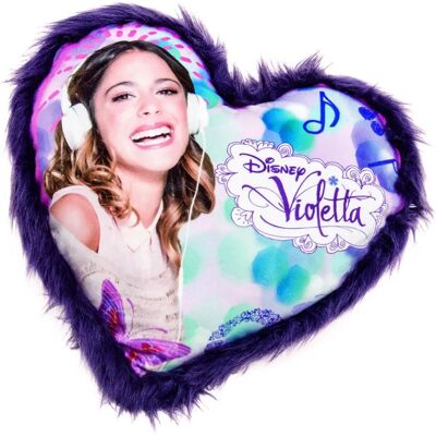 Disney Violetta Hjärteplyschkudde Disney Violetta Hjärteplyschkudde