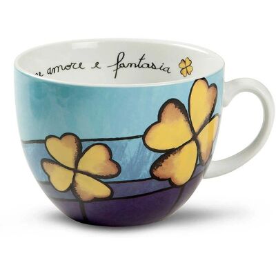Egan PAF03/1C Tazza colazione - Porcellana, Azzurro chiaro Egan PAF03/1C Tazza colazione - Porcellana, Azzurro chiaro