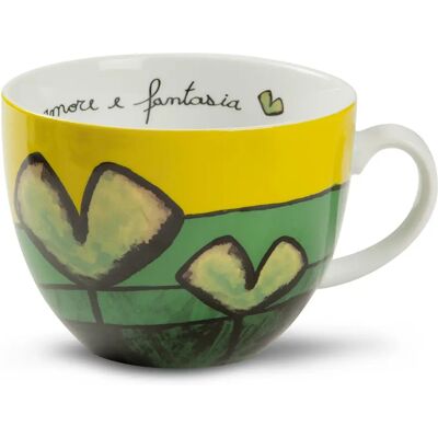 Tasse en Porcelaine Verte Egan PAF03/1V - Mug à Café Tasse en Porcelaine Verte Egan PAF03/1V - Mug à Café