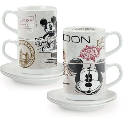 Egan Set med 2 kaffekoppar Mickey City Egan Set med 2 kaffekoppar Mickey City
