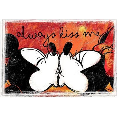 Ensemble Egan Disney Mickey Mouse - 2 sets de sous-verres en PP rouges Ensemble Egan Disney Mickey Mouse - 2 sets de sous-verres en PP rouges