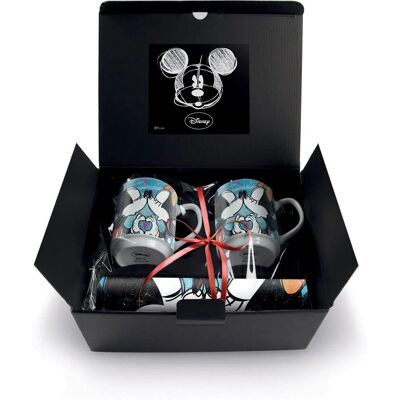 Egan - Ensemble de Tasses Disney Mickey Mouse - Bleu - 2 Mugs & 2 Sets de Table Egan - Ensemble de Tasses Disney Mickey Mouse - Bleu - 2 Mugs & 2 Sets de Table