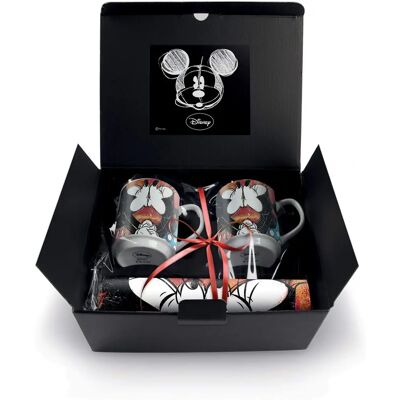 Egan Ensemble Mug et Sous-verres Mickey Mouse - Rouge Egan Ensemble Mug et Sous-verres Mickey Mouse - Rouge