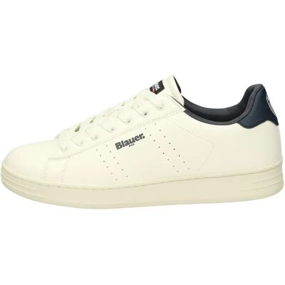 Blauer Grant01 Pantofi Sport din Poliester Alb - Pantofi sport Blauer Grant01 Pantofi Sport din Poliester Alb - Pantofi sport