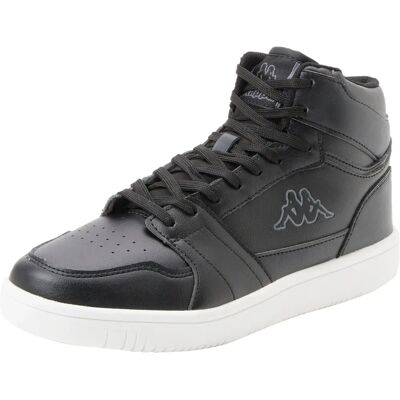 Kappa Basil MD Sneakers Unisex Altezza Media Nero-Bianco - Sneakers Kappa Basil MD Sneakers Unisex Altezza Media Nero-Bianco - Sneakers