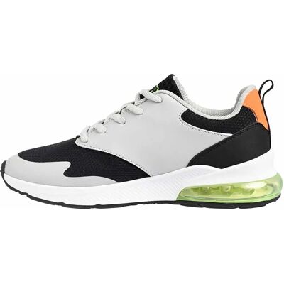 Chaussures de sport Kappa Gris Noir Orange - Baskets Chaussures de sport Kappa Gris Noir Orange - Baskets