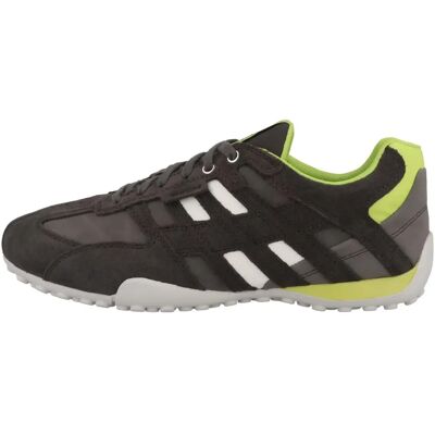 GEOX Snake Anthracite/Lime Baskets - Sneakers - Publicité GEOX Snake Anthracite/Lime Baskets - Sneakers - Publicité