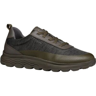 GEOX Spherica Homme Vert Olive Clair Sneakers - Sneakers GEOX Spherica Homme Vert Olive Clair Sneakers - Sneakers