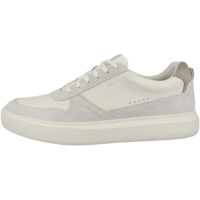 Geox Deiven Creme Sneakers - Laag, Ademend Geox Deiven Creme Sneakers - Laag, Ademend